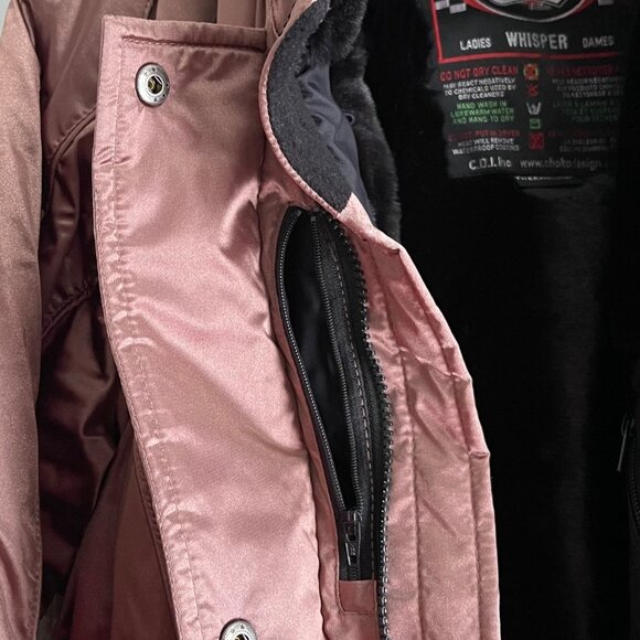 Choko Design Women Jacket Size L Whisper Thermolite Metallic Y2K Winter Snow Ski - Picture 6 of 16